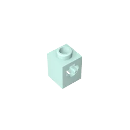 Gobricks GDS-2196 Technical Brick 1 x 1 with Axle Hole | Building Block for Lego close-up view