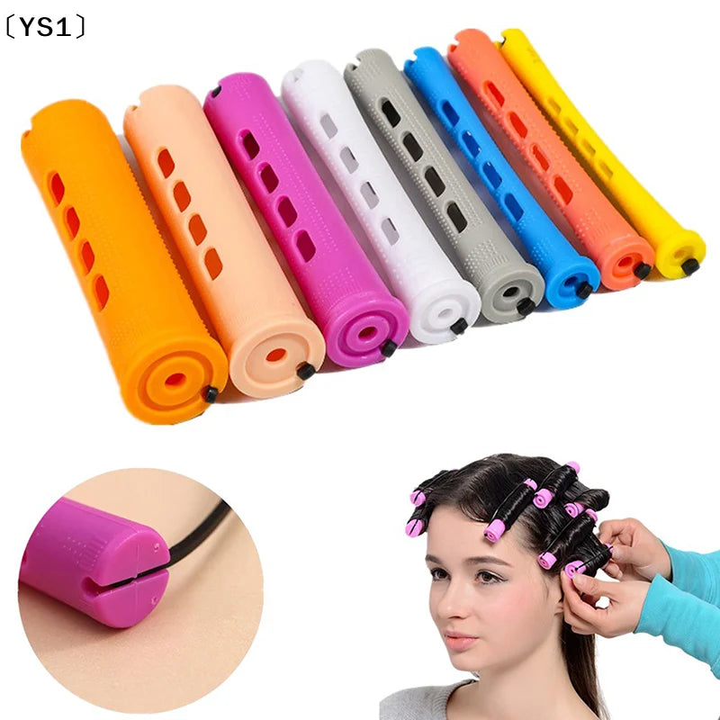 〔YS1〕12pcs Hair Perm Rods Short Cold Wave Rods Hair Curler No Heat Perming Rods Hair alternate view