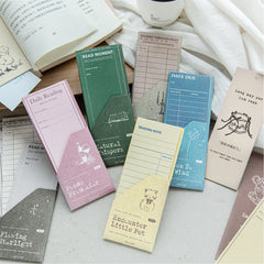 Journal GO 5pcs Ins Style Vintage Bookmark Creative Notes Book Mark for Students School Office Suppl