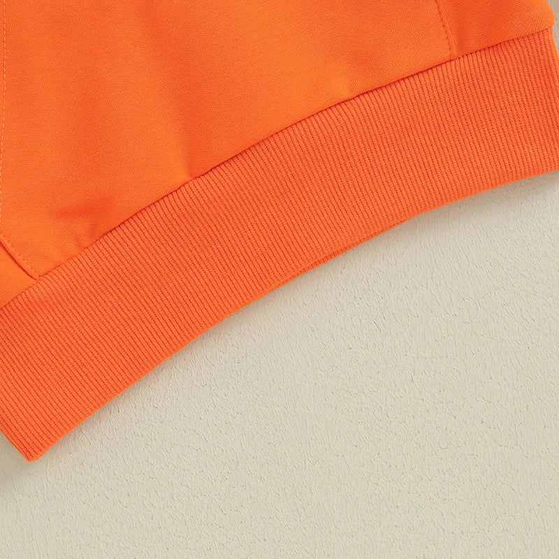 Kids Solid Color Hoodie | Long Sleeve Pullover for Toddlers additional angle