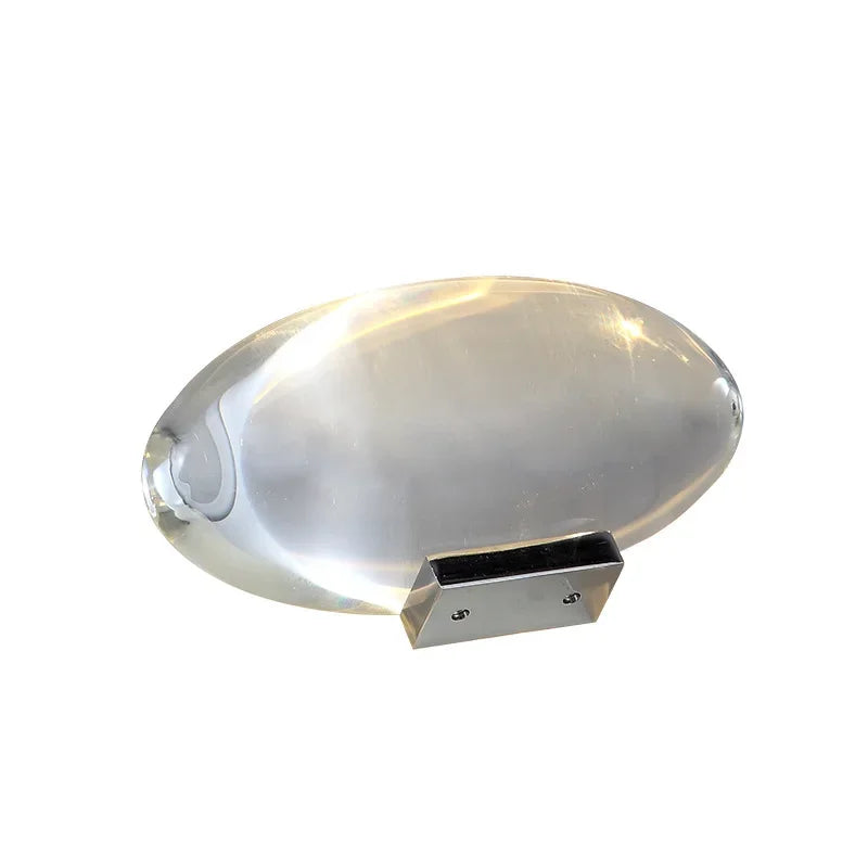 Eye Of The Sky Italian Designer Crystal Table Lamp | LED Night Projector for Living R lifestyle view
