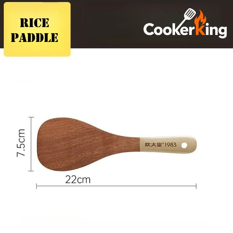 4 in 1 Cooking Tool Set | Ebony Wood Spatula and Spoon Set for Kitchen alternate view