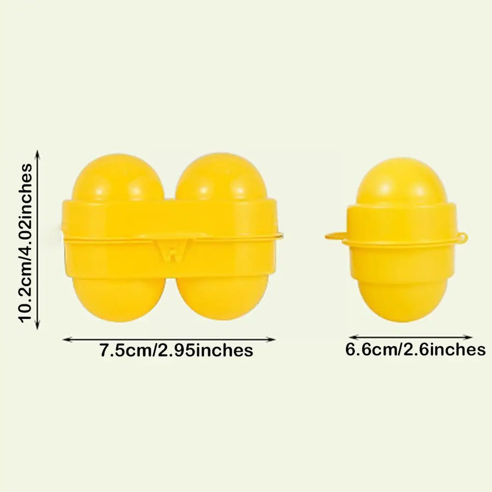 Grid Egg Storage Box Container Portable Plastic Egg Holder additional angle