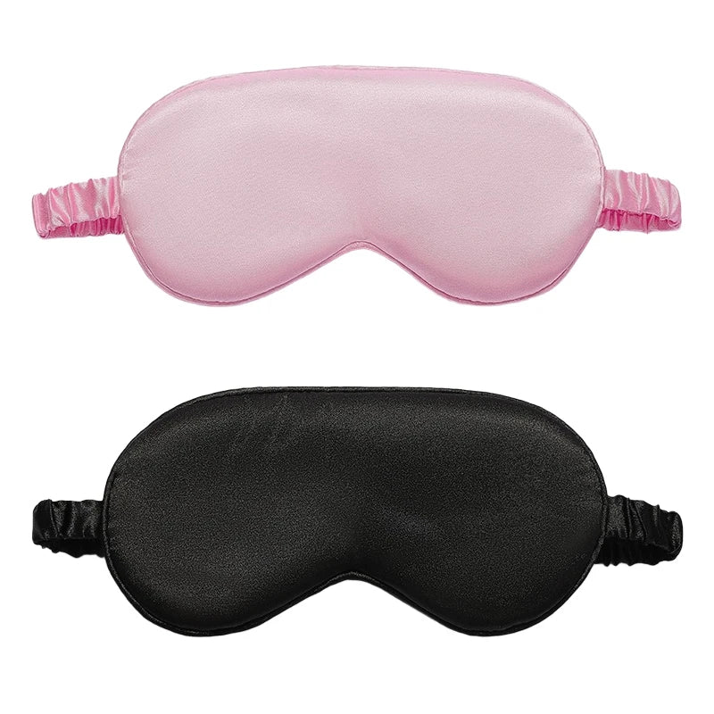 Imitated Silk Sleep Eye Mask | Soft Comfortable Sleeping Shield for Light Blocking close-up view
