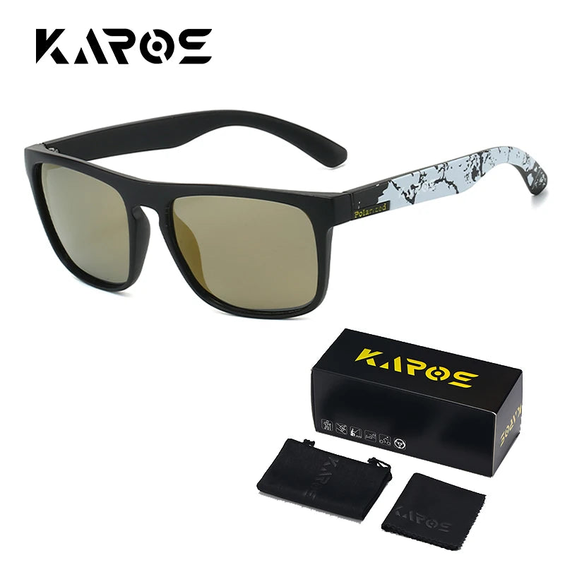 KAROS Polarized Sunglasses | UV400 Square Shades for Outdoor Sports alternate view