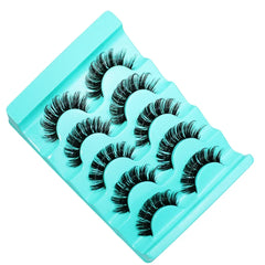 5 Pairs Lashes DD Curl Russian Lashes 3D Faux Mink Eyelashes Reusable Fluffy Russian Str detail view