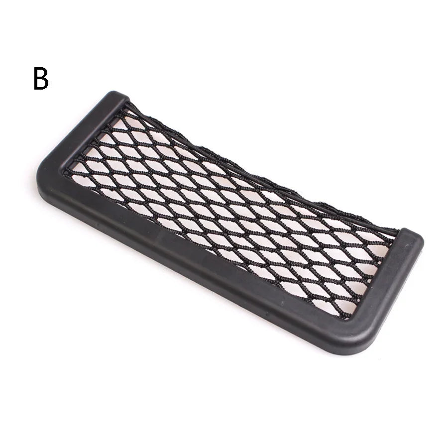 Car Organizer Storage Net Pocket Phone Holder lifestyle view