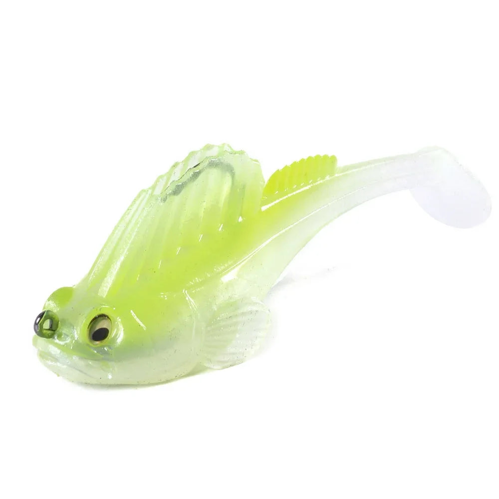 1pcs Silicone Dark Sleeper Wobbler Fishing Lure 7g 14g 20g Sinking Soft Lure Jig ho additional angle