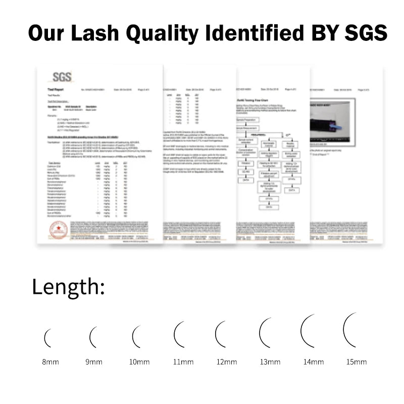 Winky Beauty 12 Rows Faux Mink Individual Eyelash Extensions | Soft and Thick Lashe additional angle