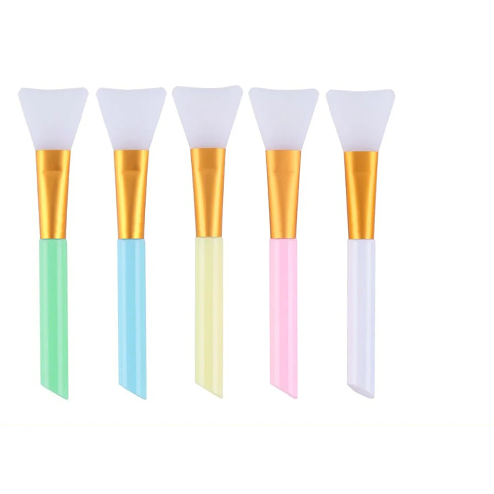 Silicone Facial Mask Brush Set | Mild and Soft Applicator for All Skin Types close-up view