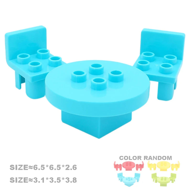 Play House Building Blocks Set | Compatible Furniture Accessories for Kids alternate view