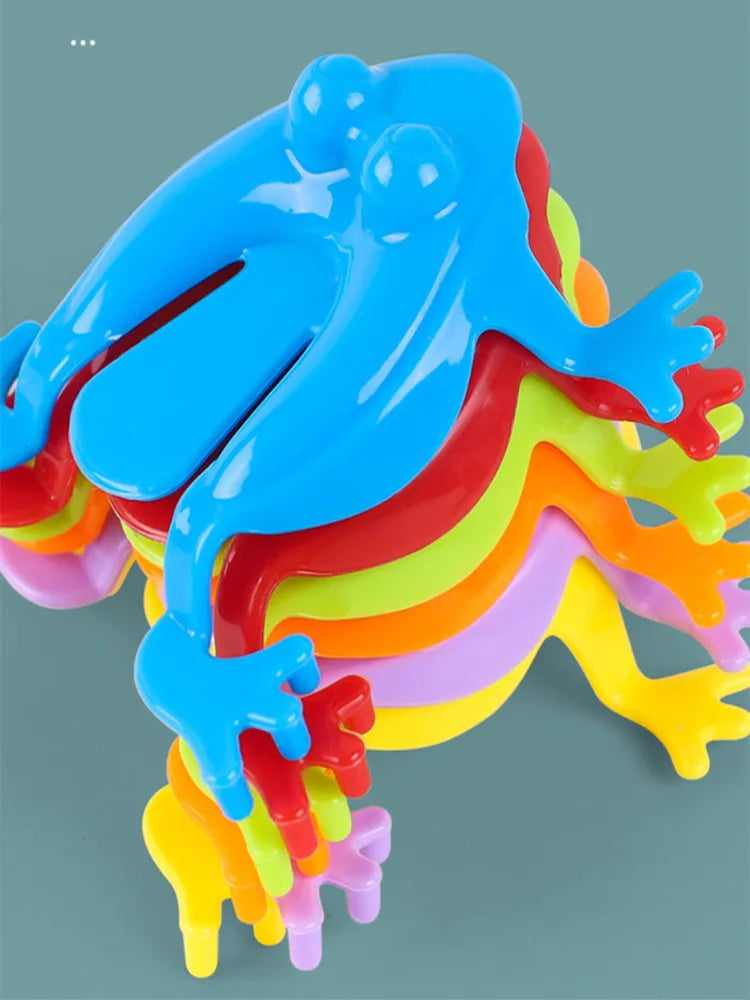 10-50PCS Jumping Frog Bounce Frogs Parent-Child Toys For Kids Novelty Assorted Stress lifestyle view