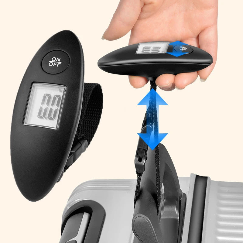 Portable Digital Luggage Scale | 40kg Capacity Travel Weighing Tool lifestyle view