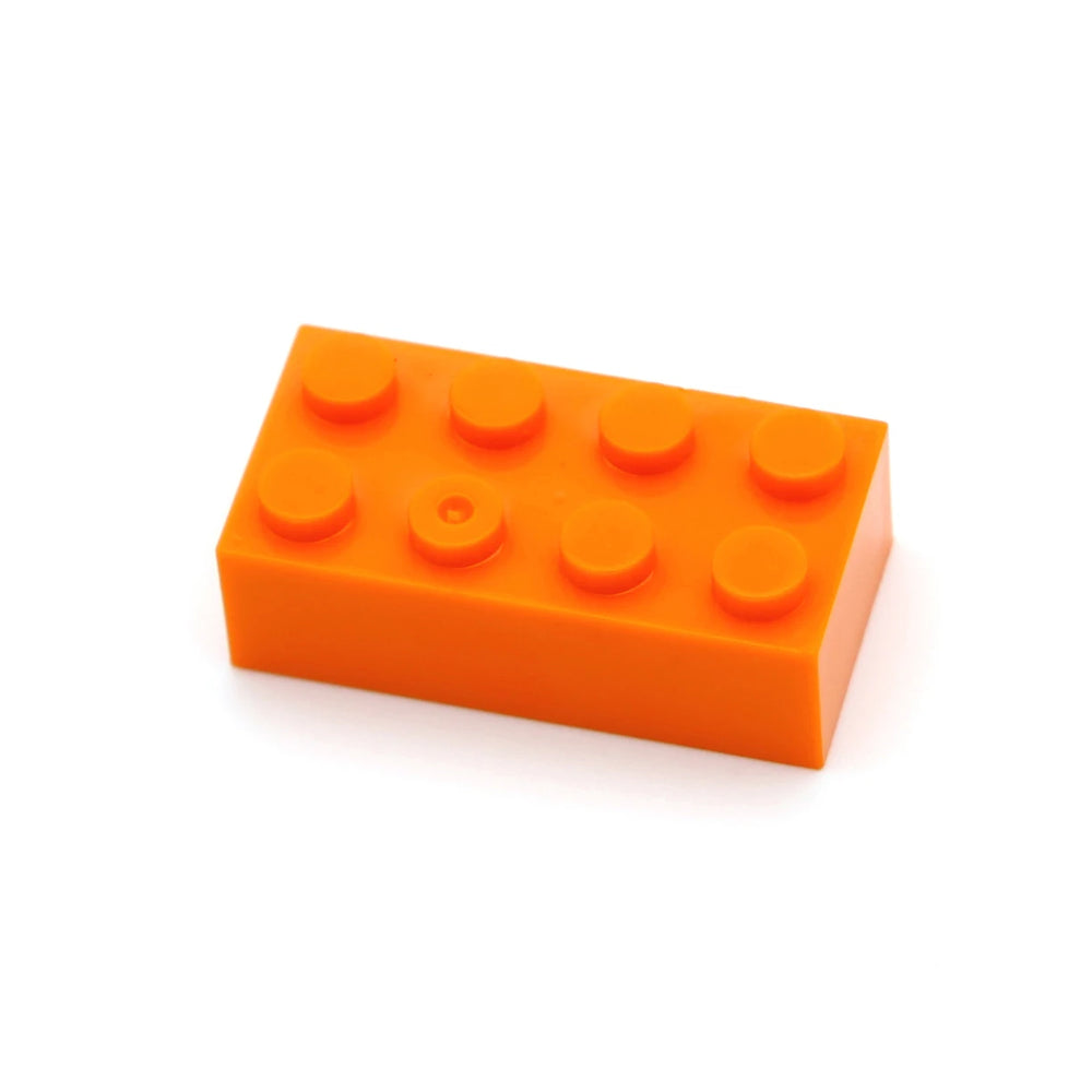 40pcs DIY Building Blocks Thick Figures Bricks 2x4 Dots | Educational Creative Toy additional angle