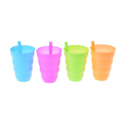 1pcs Kids Sip Cup With Built In Straw Milk Cup Home Colors Sippy Cup Mug Drink Straw Cup For Kids