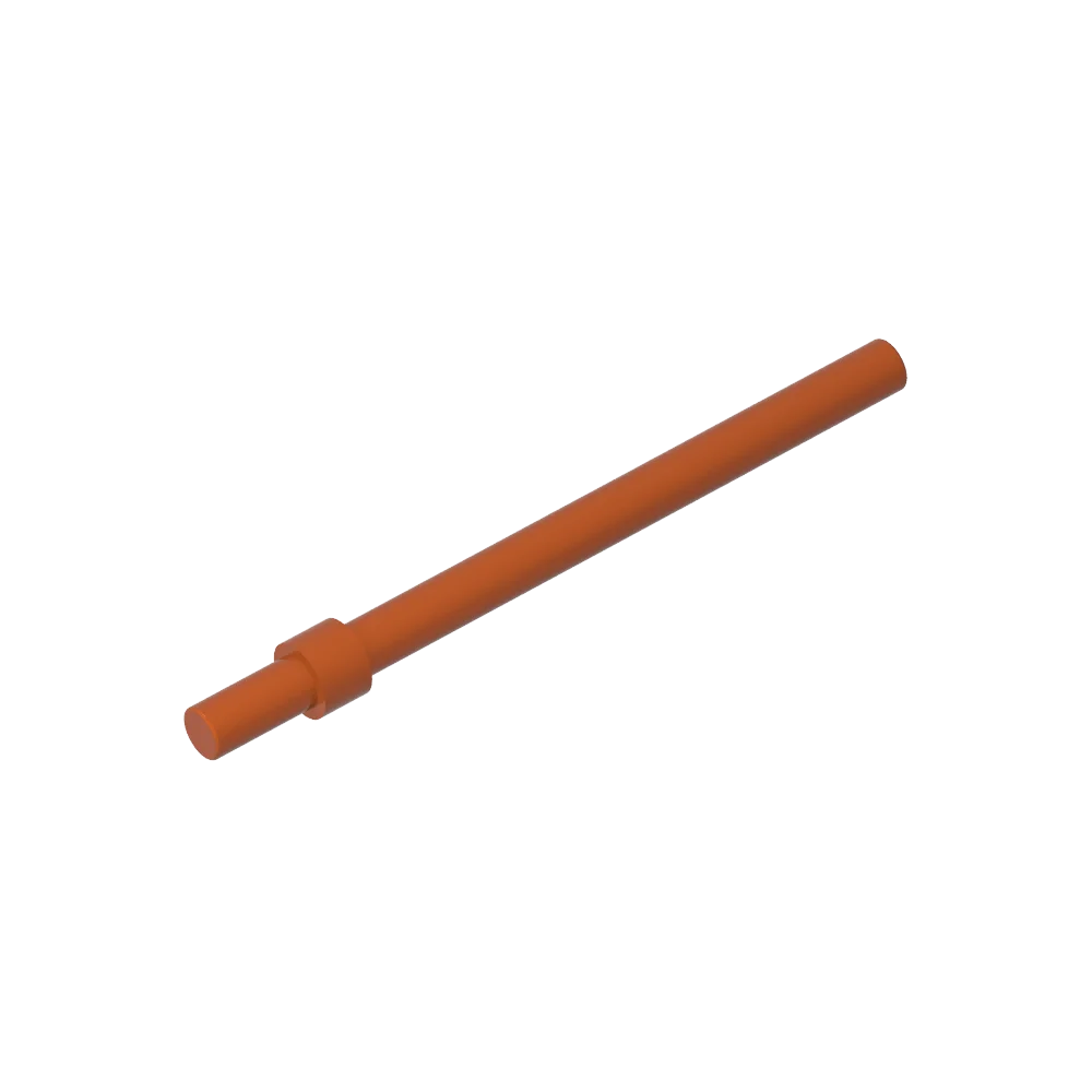 Gobricks GDS-905 Bar 6L with Stop Ring | Technical Building Block Piece Compatible with detail view