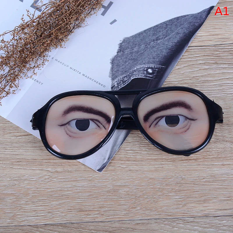 1pc Novelty Glasses Halloween Toy Photo Booth Props Party Funny Glasses Fake Novelty alternate view