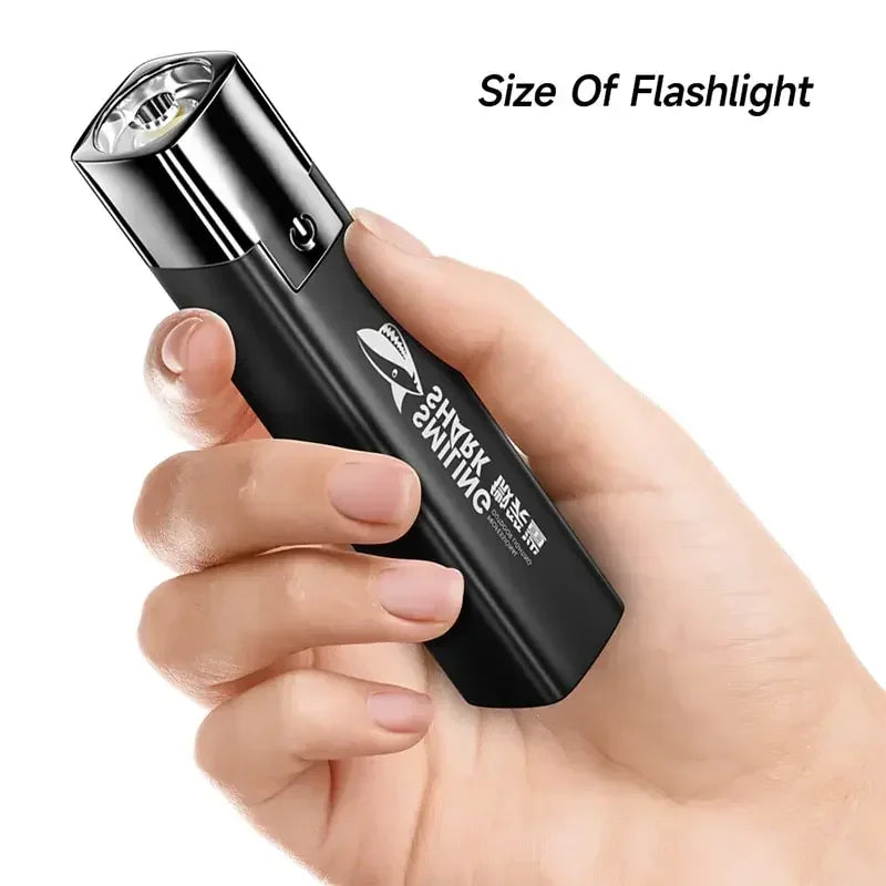 ESMARTER Super Bright LED Flashlight | USB Rechargeable 450 Lumen Torch for Camping additional angle