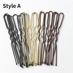 5/6/7cm Alloy Bobby Pins Barrettes U Shaped Metal Hair Pins Waved Hair Clips Bridal Hair Pins Hair S