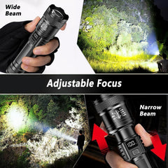 LED Tactical Flashlight P50 Telescopic Zoom Rechargeable alternate view