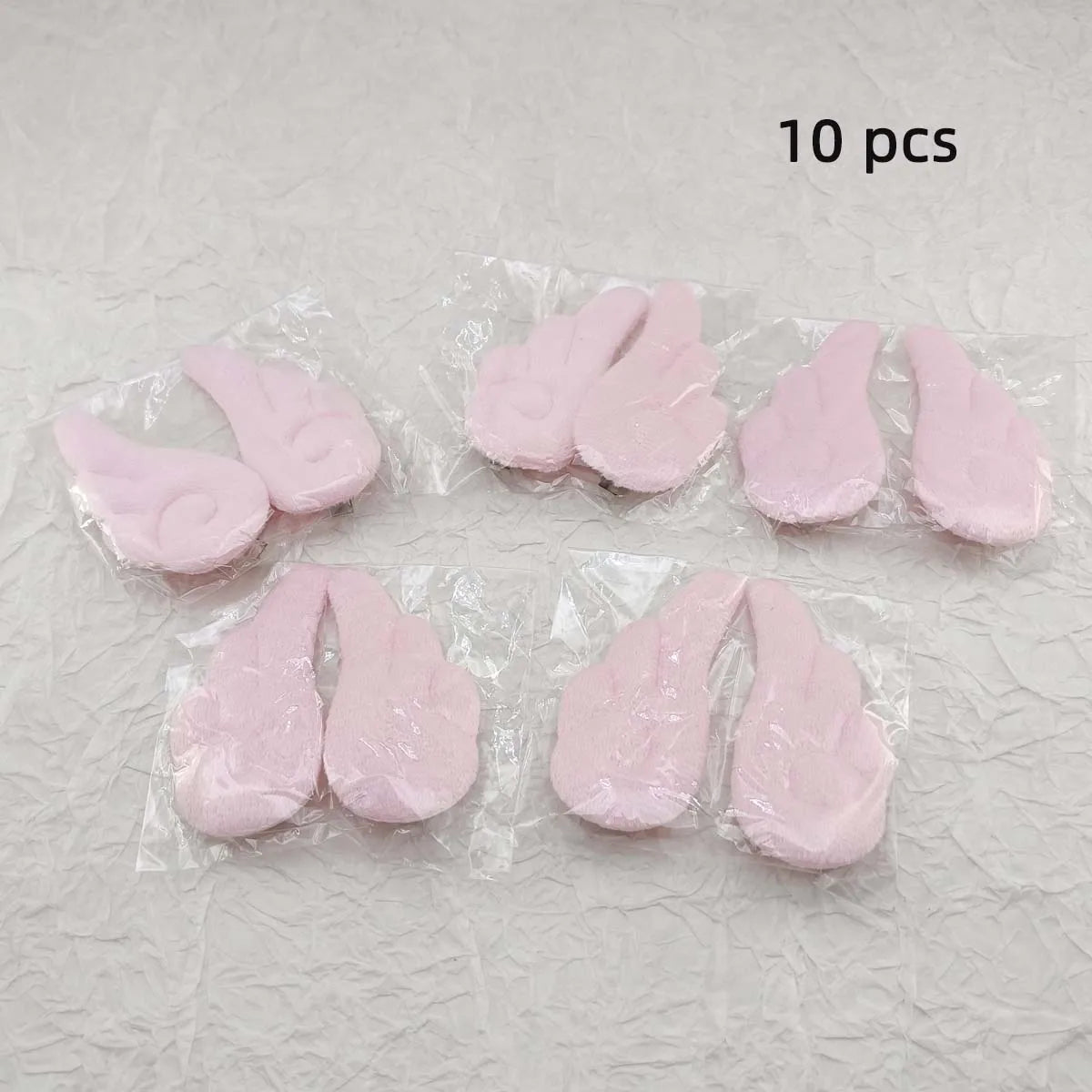2Pcs/20Pcs 5cm Angel Wings Super Cute Angel Wing Plush Hairpin Girl Hair Clip Accessories Barrettes Hairgrip Headdress Headwear