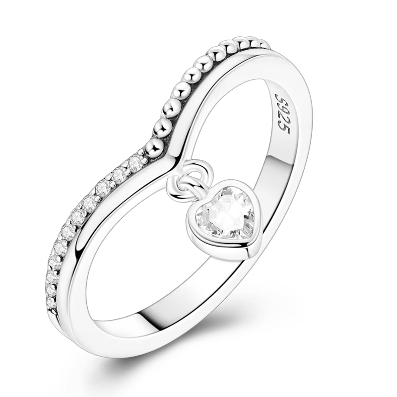 Daisy 925 Sterling Silver Wedding Ring | Sparkling Zircon Engagement Jewelry alternate view