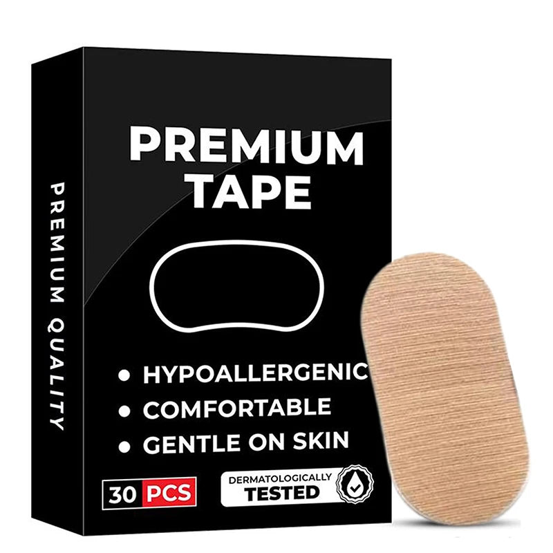 30 Pcs Anti Snoring Mouth Tape for Better Sleep | Medical Grade Nasal Strips lifestyle view