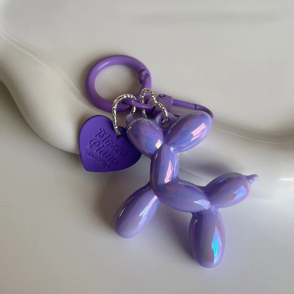 Jelly Cute Jelly Balloon Dog Keychain Pendant Cartoon Dog Chain Keychain - Lovely Acc lifestyle view