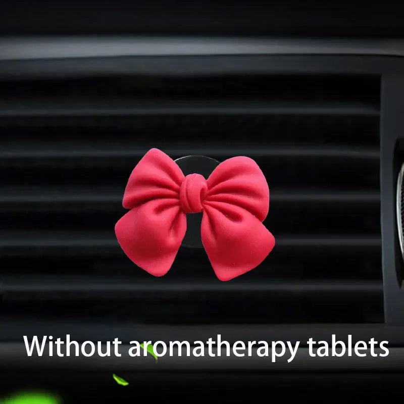Car Air Freshener Bow-Knot Solid Fragrance additional angle