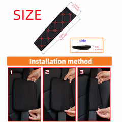 Linen Embroidered Breathable Seat Belt Shoulder Strap Cover