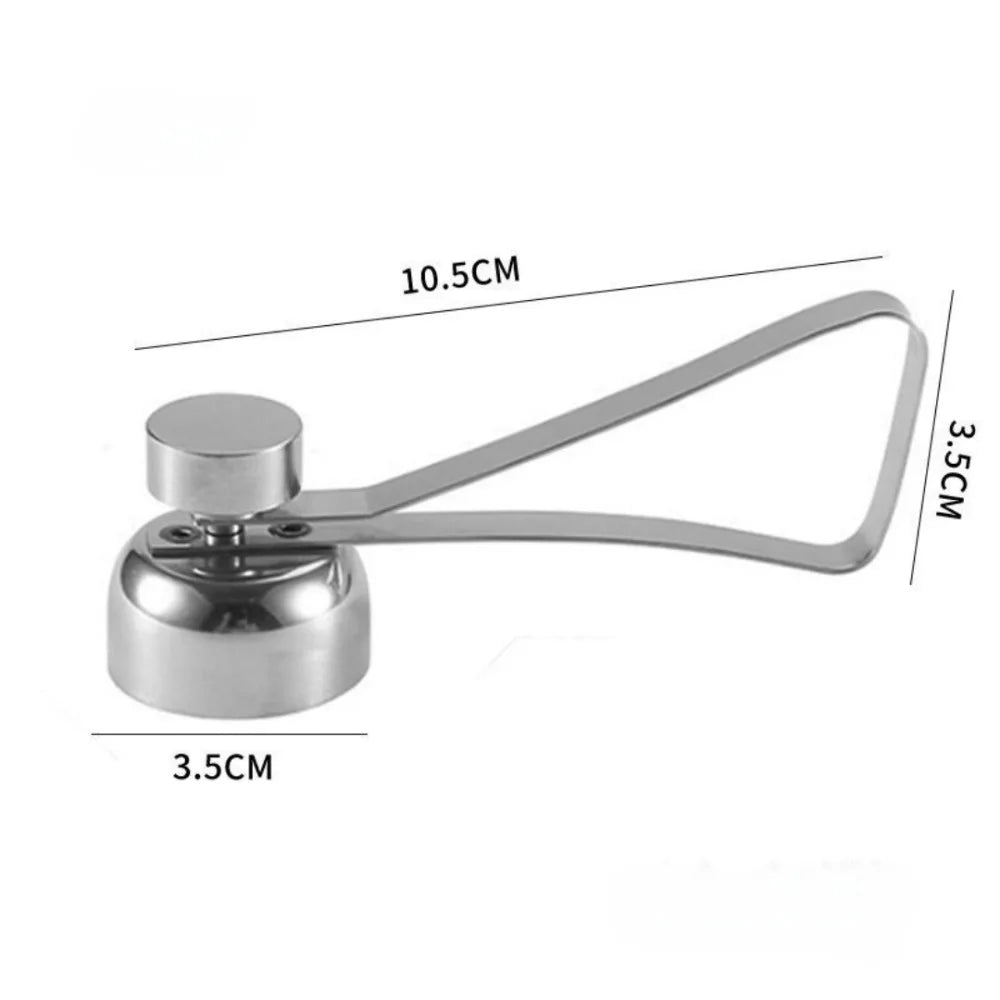 Stainless Steel Egg Topper Opener | Creative Eggshell Cutter for Boiled and Raw Eggs detail view