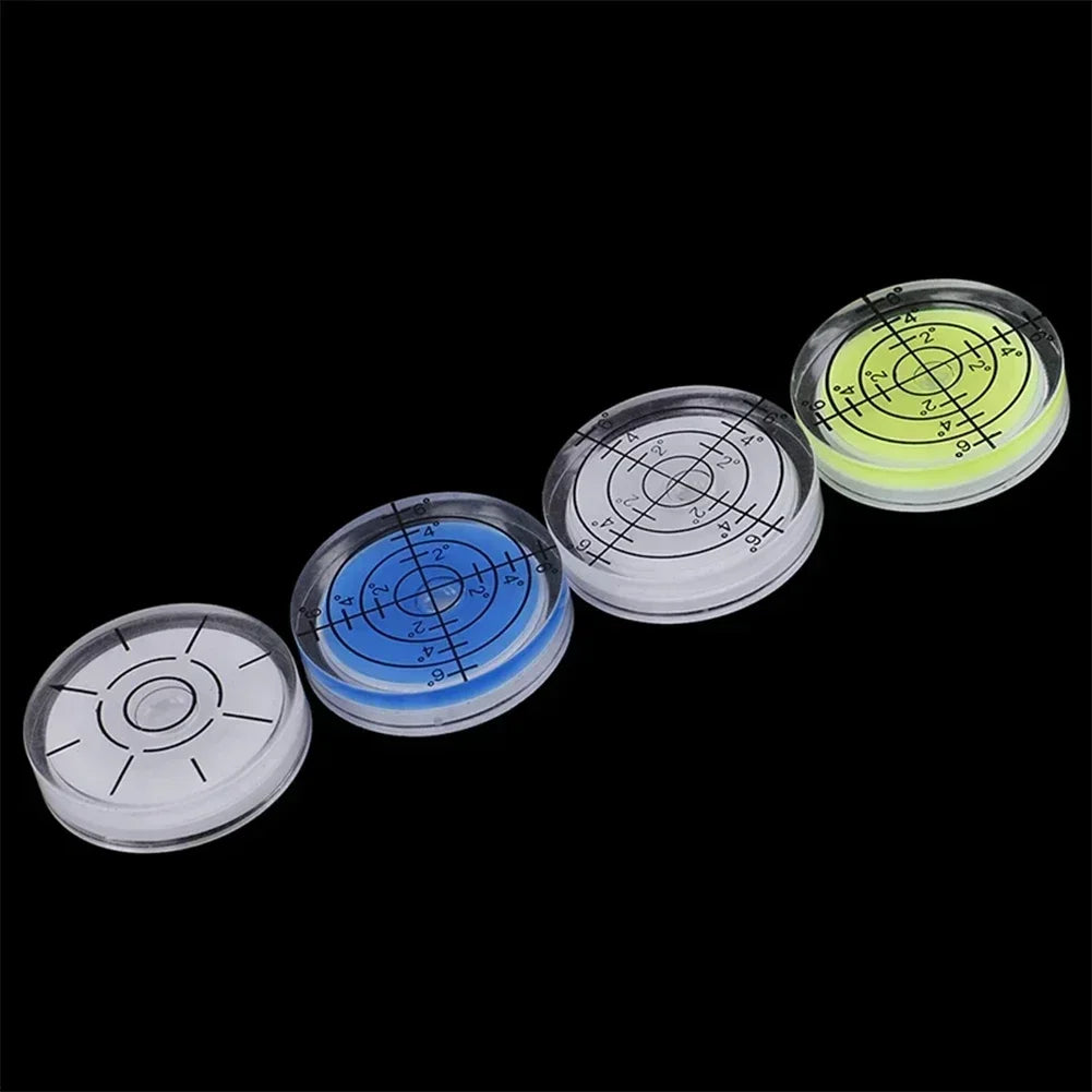32mm Round Bubble Level | Universal Bullseye Level for Precision Measuring additional angle
