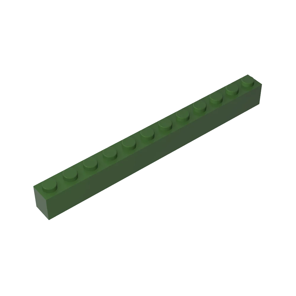 Gobricks GDS-538 Brick 1 x 12 | Compatible Building Block Pieces for DIY Construction detail view