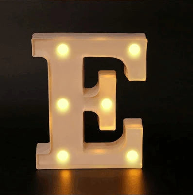 16cm Letter LED Night Light | Alphabet Luminous Decorative Lamp for Party detail view