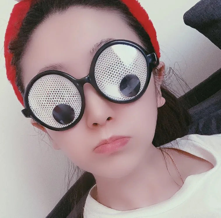 Funny Googly Eyes Goggles Shaking Eyes Party Glasses Toys for Party Cosplay Costume Prop detail view