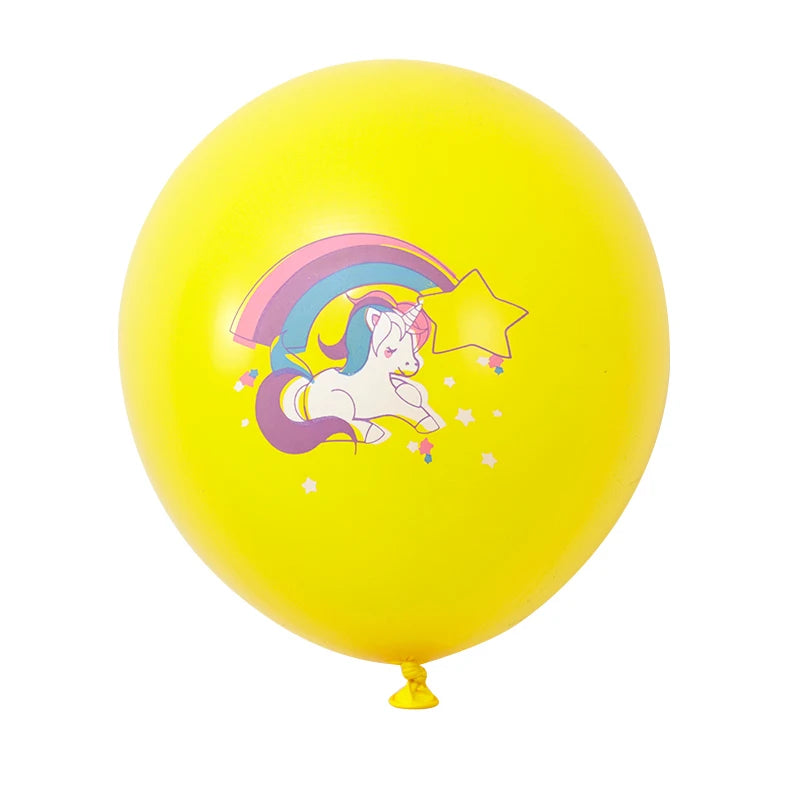 20pcs Pink Unicorn Latex Balloons | Unicorn Theme Birthday Party Decoration lifestyle view