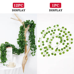 200Cm Green Vine Silk Artificial Ivy Hanging detail view