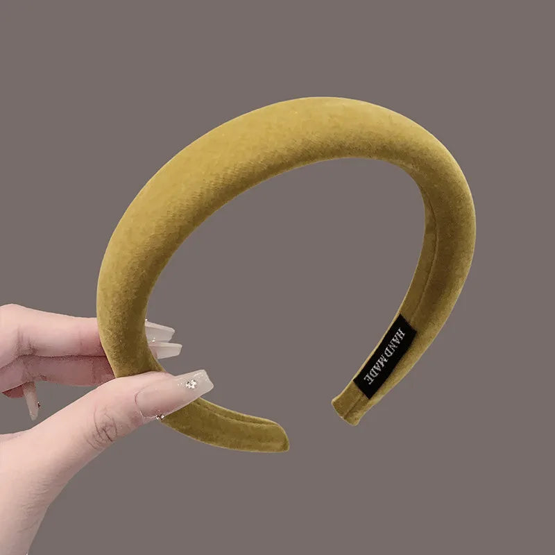 2026 Simple Velvet Winter Hairbands Headband Women Girls Scrunchie Hair Head Hoop Ban alternate view