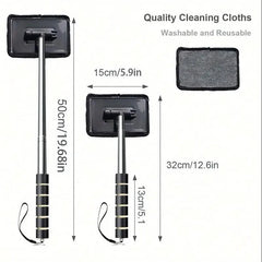 Windshield Water Scraping Telescopic Glass Wiper close-up view