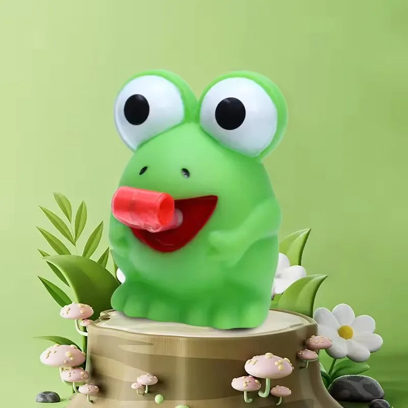 Creative Fidget Decompression pinch toy Frog Dinosaur Sticking Tongue Out Relieve Str alternate view