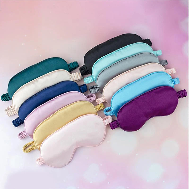 Silk Sleep Eye Mask | Light Blocking Blindfold for Restful Sleep detail view