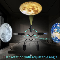 5V USB Plug in Projection Lamp | Planet Halloween Christmas Ceiling Light alternate view