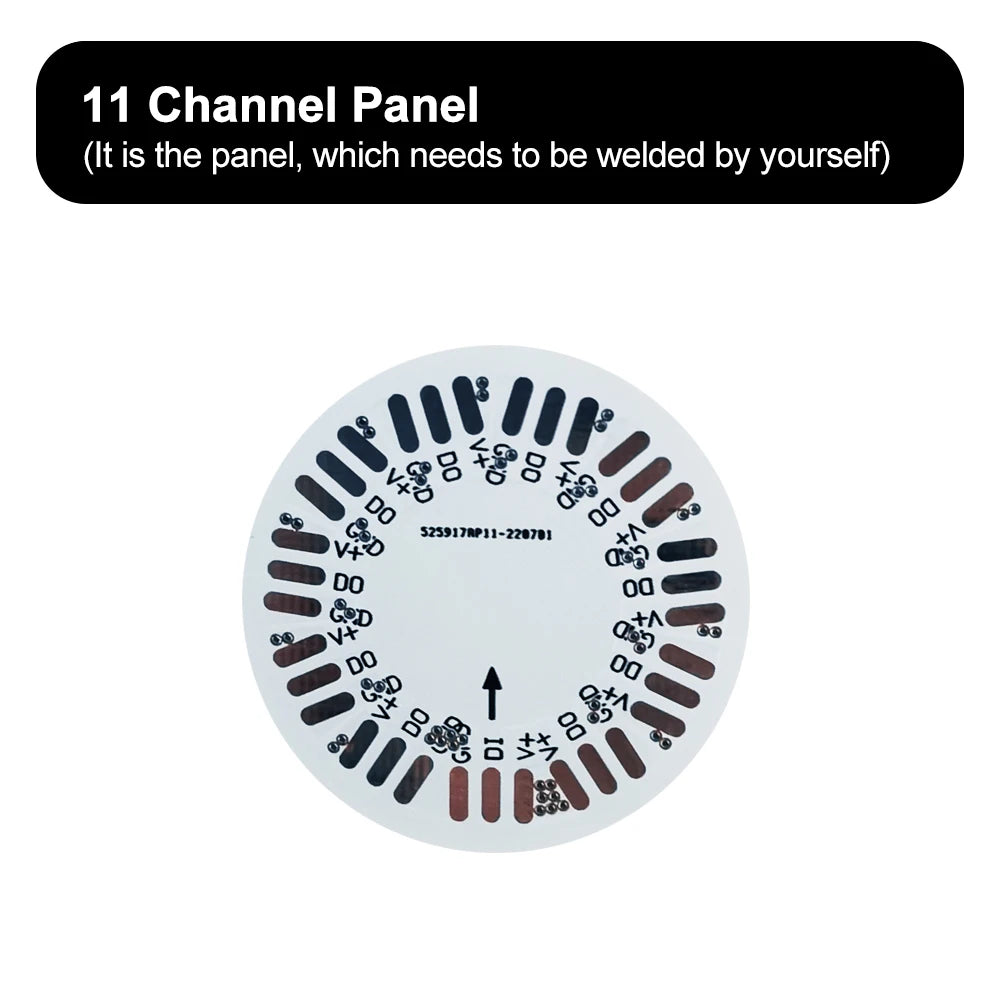 WS2812B LED Firework Light Module Panel 10/11/12/13 Channel | Individually Addressabl lifestyle view