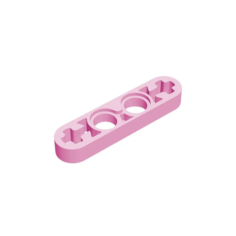 Gobricks GDS-690 Technical Liftarm Thin 1 x 4 with Axle Holes | Compatible Building B lifestyle view