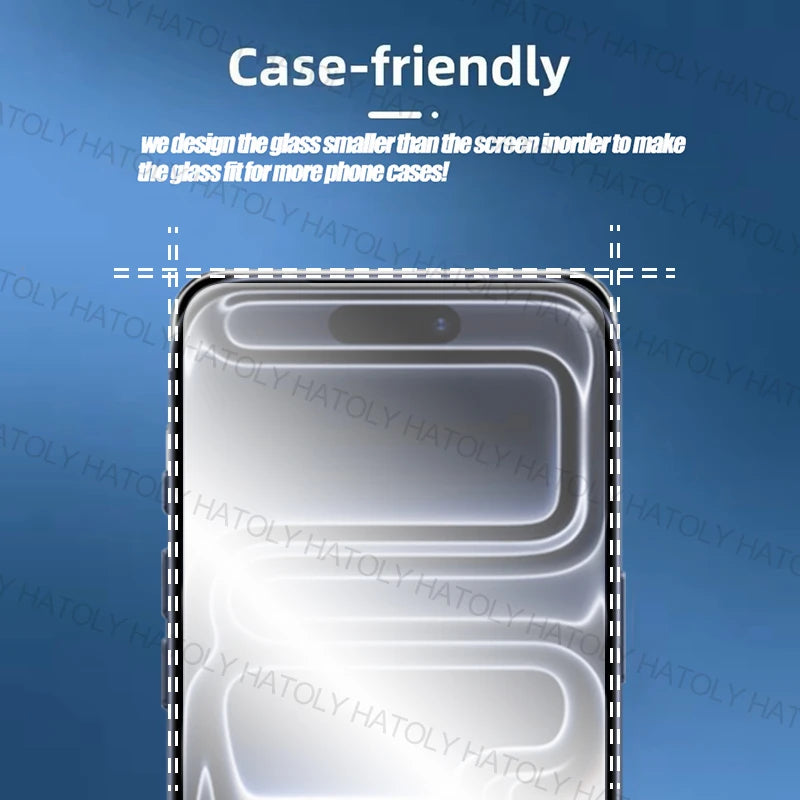 3/2/1PCS Screen Protector For iPhone 17 Pro Tempered Glass For iPhone Air 17 17e iPhone 18 Pro Max Full Glue Protective Glass