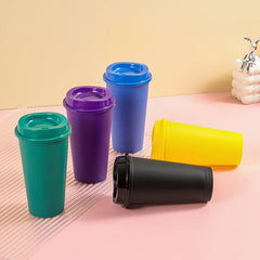 Popular Coffee Mug Shatterproof Cup Wide Application Unbreakable PP Lid Travel Bottle detail view