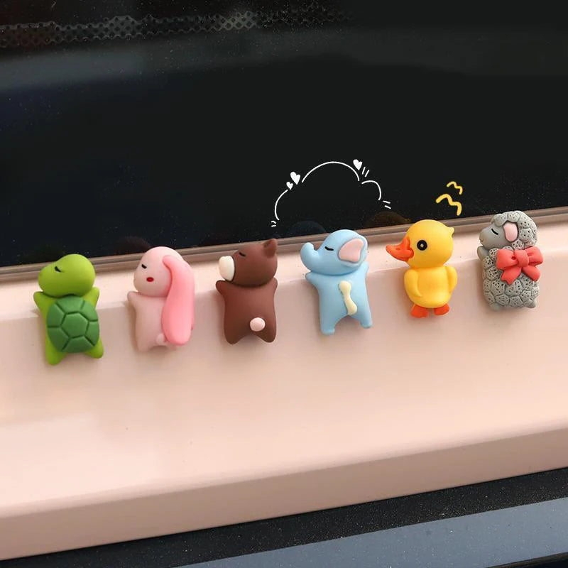 Mini Chickens Car Rearview Mirror Decor lifestyle view