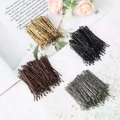 50pcs Women Gold Hair Clip Hairpin Hairstyle Styling Tool Hairgrip U Shape Barrette Hair Clips for Women Hair Accessories