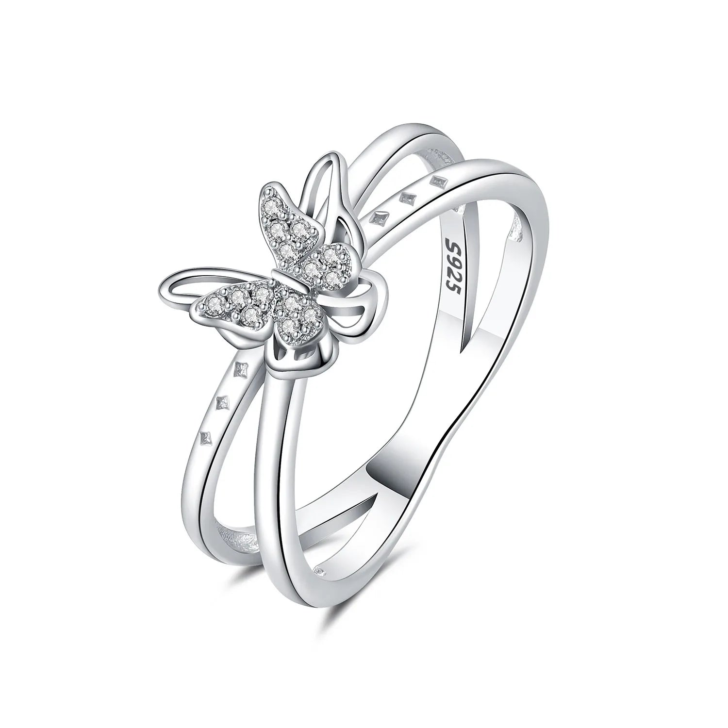 Hot Sale 2025 Original 925 Sterling SilverPanda Animal Closed Rings For Women Fashiona close-up view