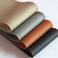 Leather Car Steering Wheel Cover Car Braid On The Steering Wheel 38 CM DIY Universal Aut detail view